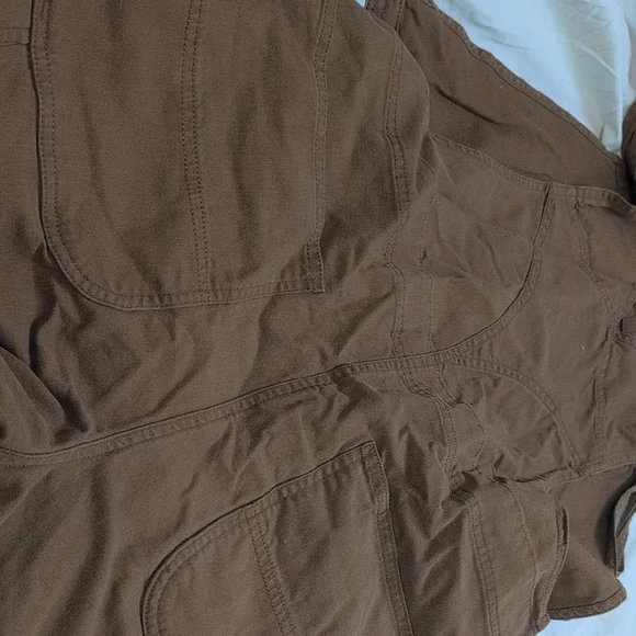 Carhartt Women's Brown Work Overalls - Picture 4 of 6
